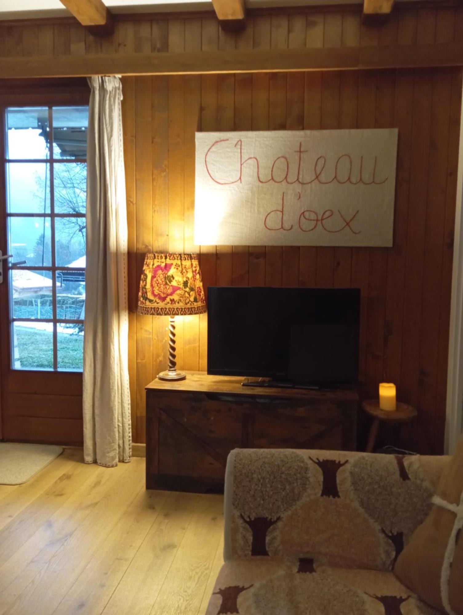 Cozy Apartment In The Heart Of The Alps Chateau-d'Oex Dış mekan fotoğraf